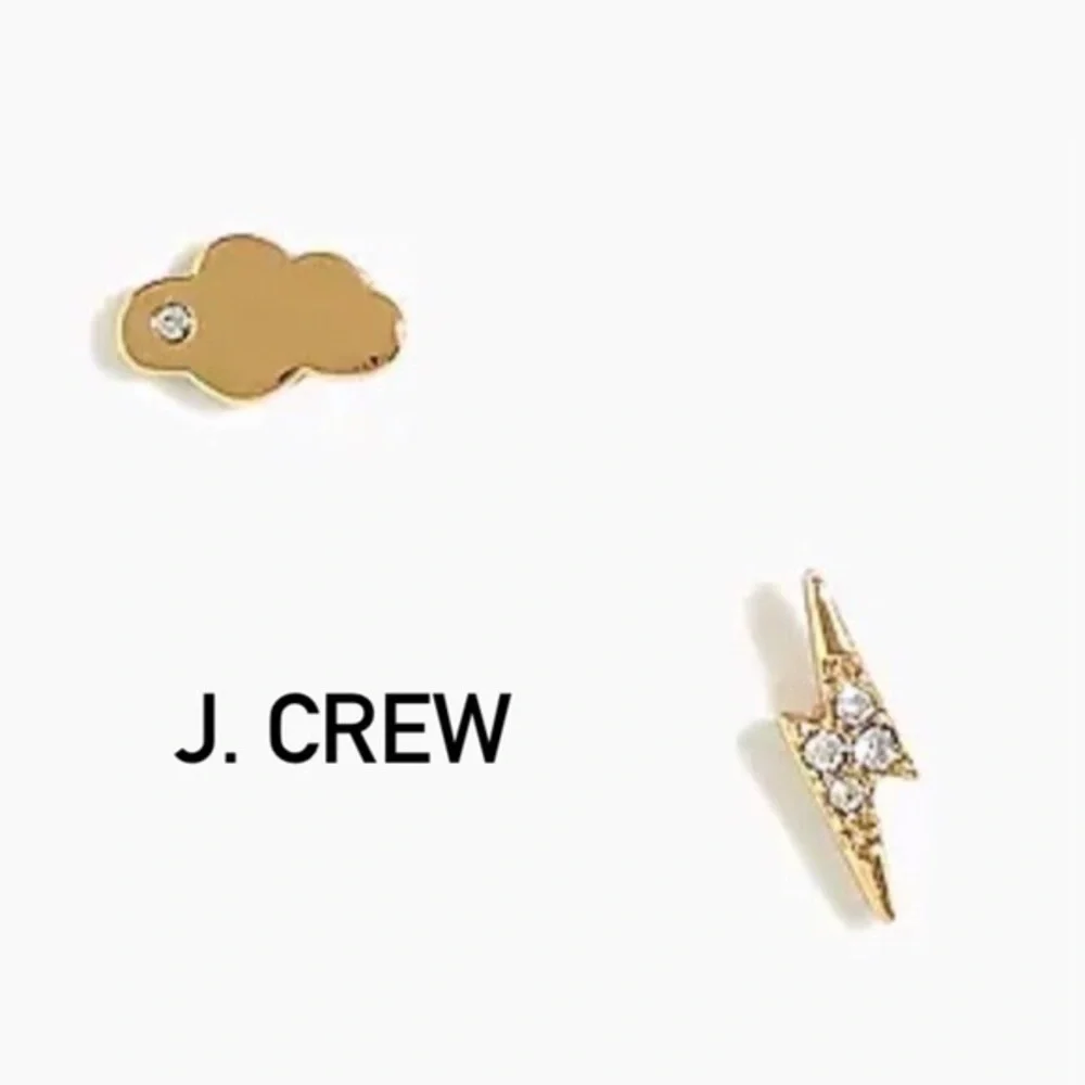 J. Crew Mismatched Stud Earrings - Picture 1 of 4